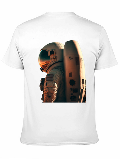 Camiseta Negra Astronauta Espacio Unisex