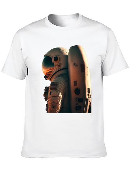 Camiseta Negra Astronauta Espacio Unisex