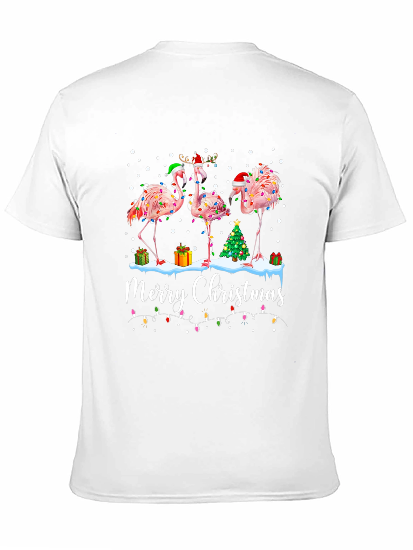 Camiseta Navideña Flamencos