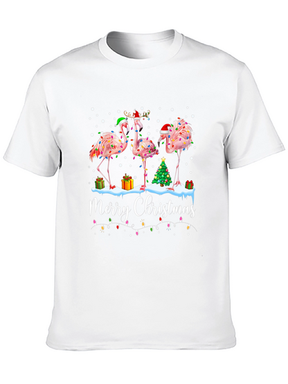 Camiseta Navideña Flamencos