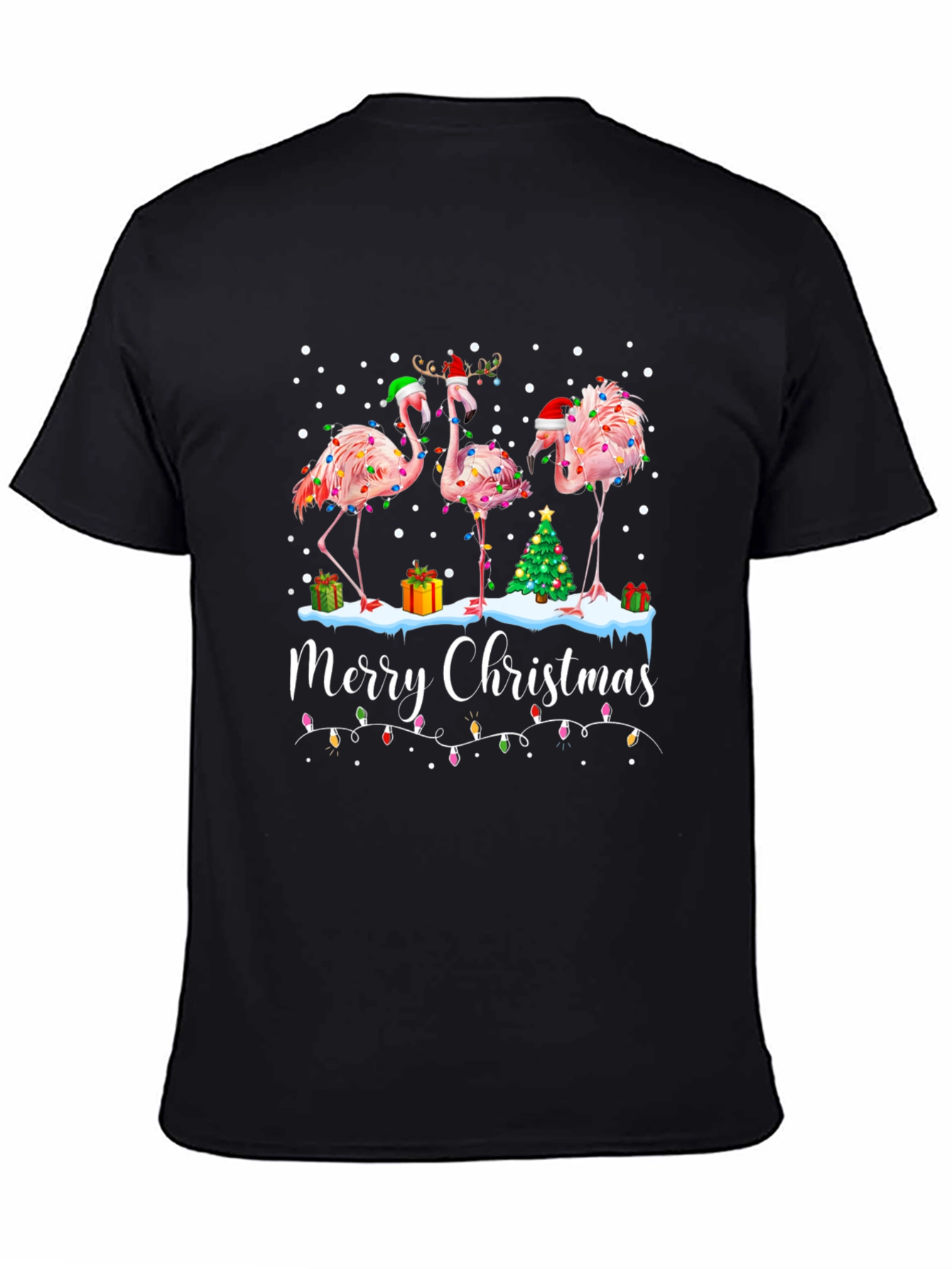 Camiseta Navideña Flamencos