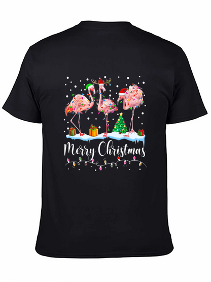 Camiseta Navideña Flamencos