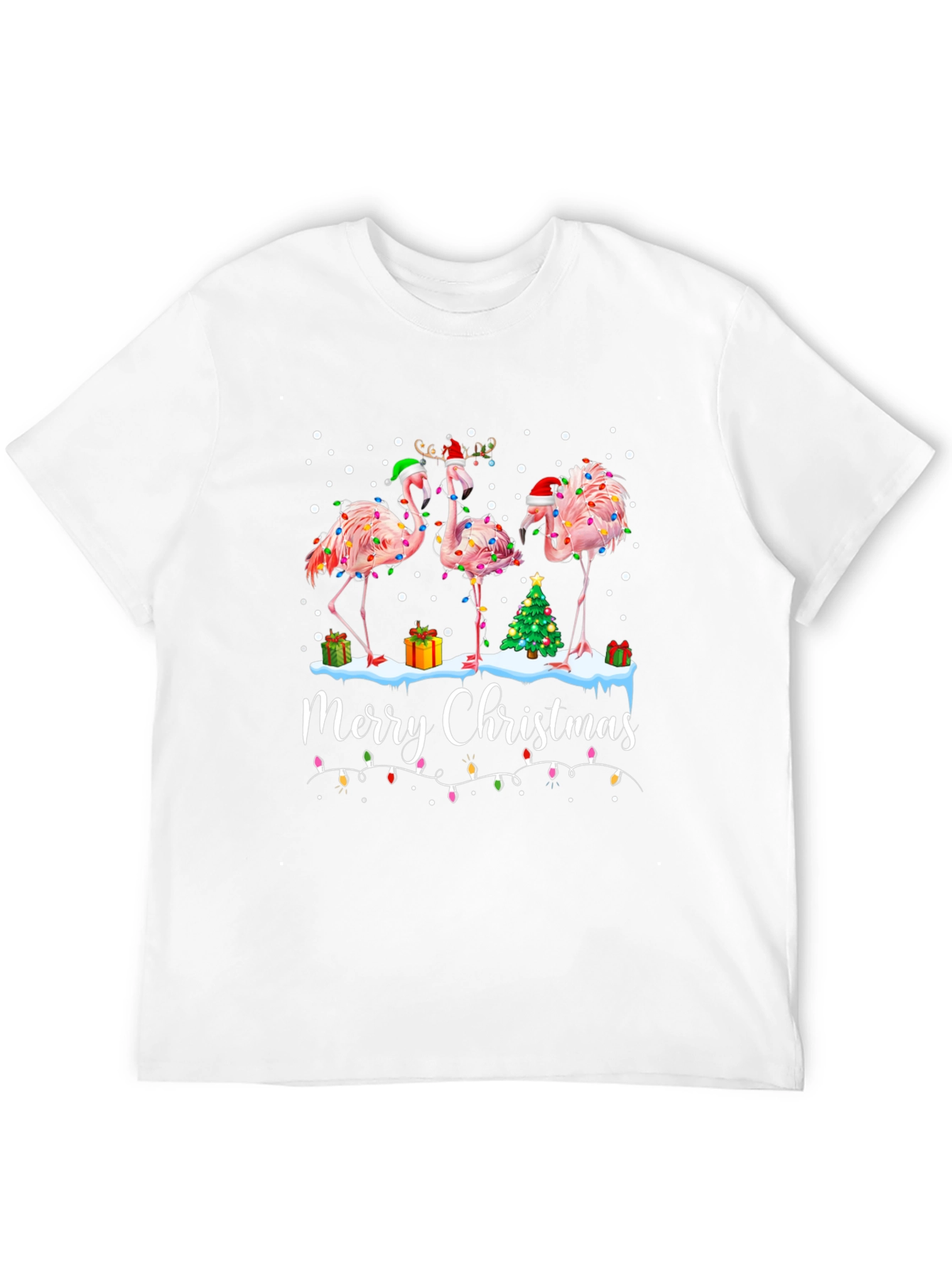 Camiseta Navideña Flamencos