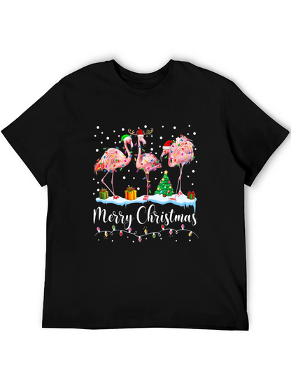 Camiseta Navideña Flamencos