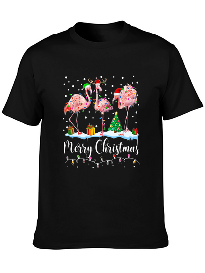 Camiseta Navideña Flamencos