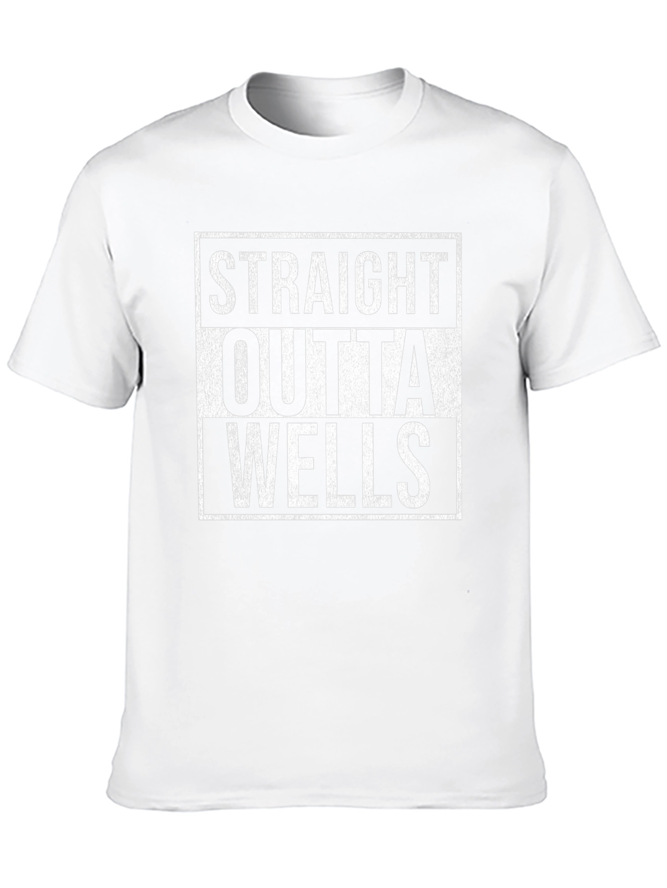 Camiseta Negra Straight Outta Wells