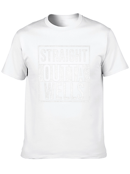 Camiseta Negra Straight Outta Wells