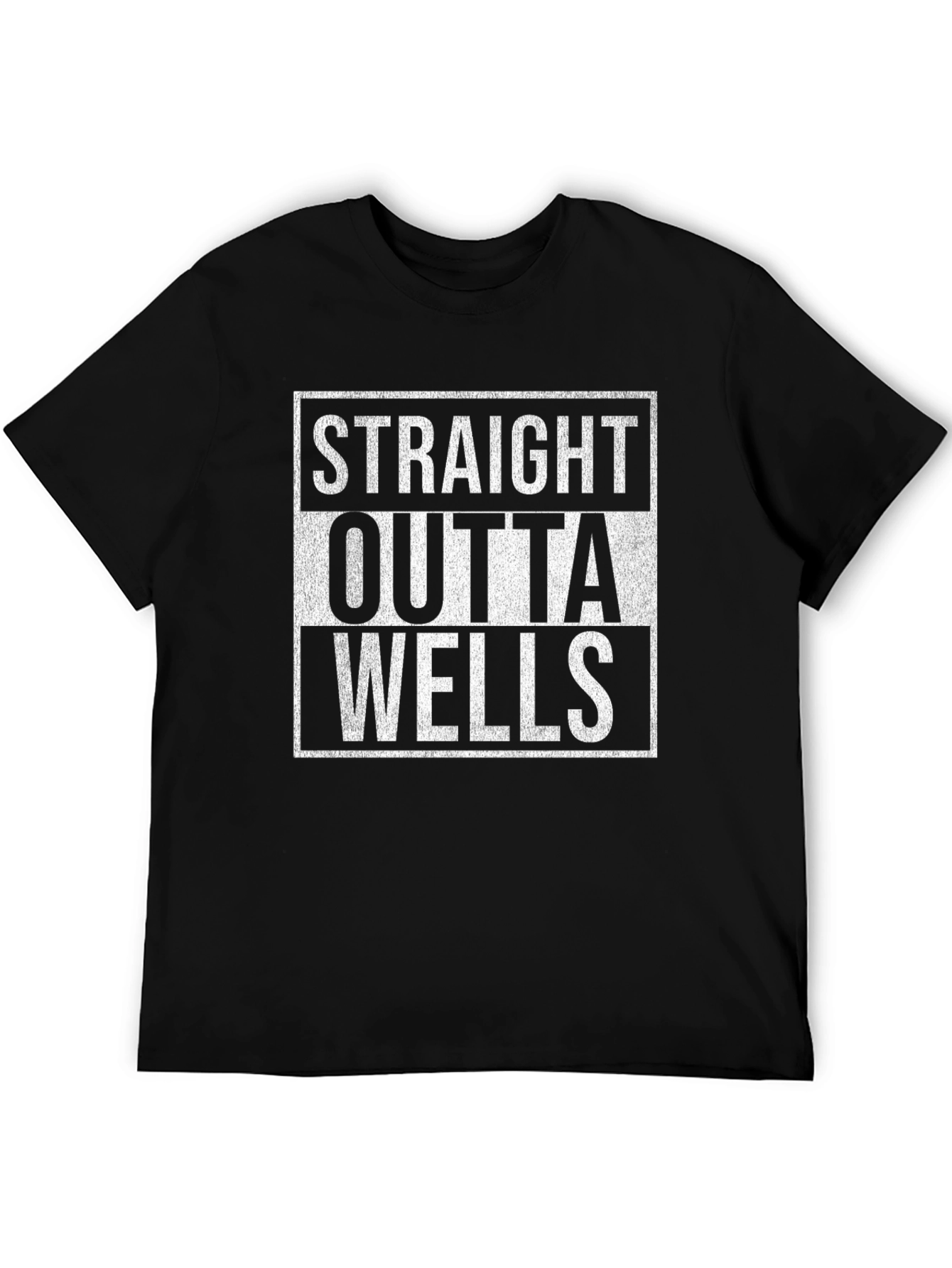Camiseta Negra Straight Outta Wells