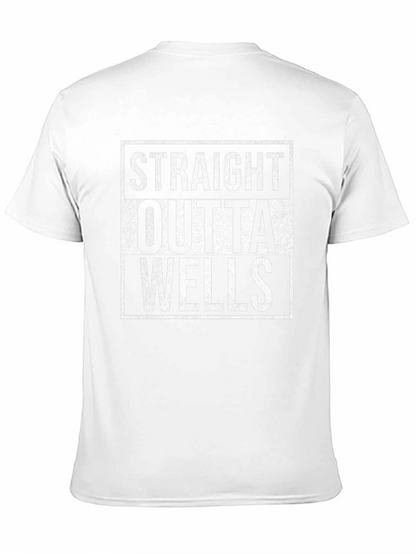 Camiseta Negra Straight Outta Wells