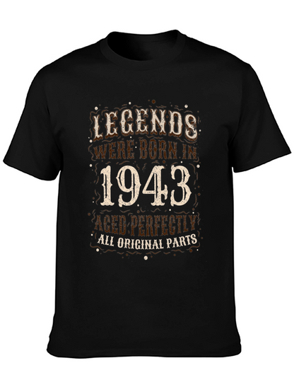 Camiseta Legends Born in 1943 - Edición Limitada