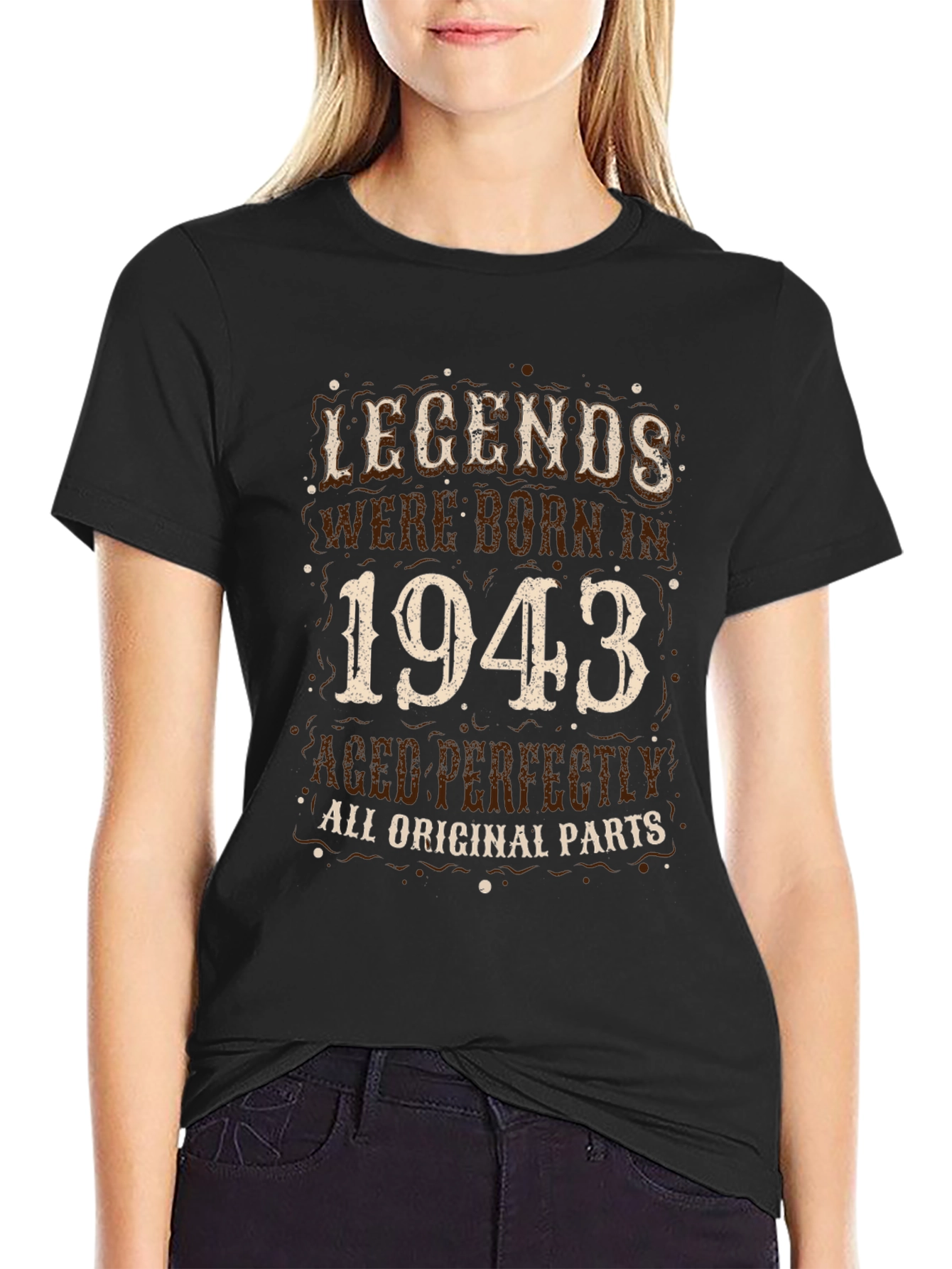 Camiseta Legends Born in 1943 - Edición Limitada