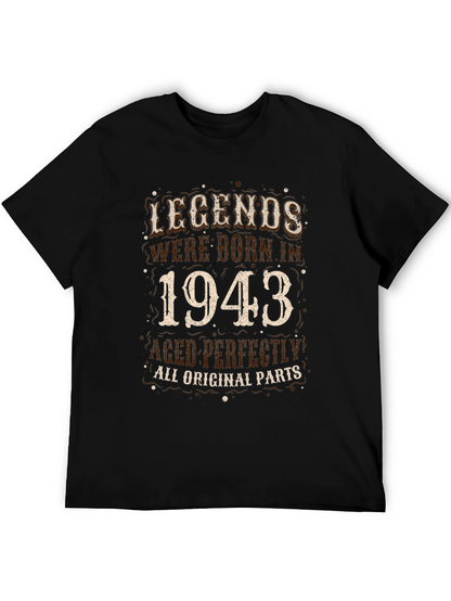 Camiseta Legends Born in 1943 - Edición Limitada