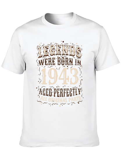 Camiseta Legends Born in 1943 - Edición Limitada