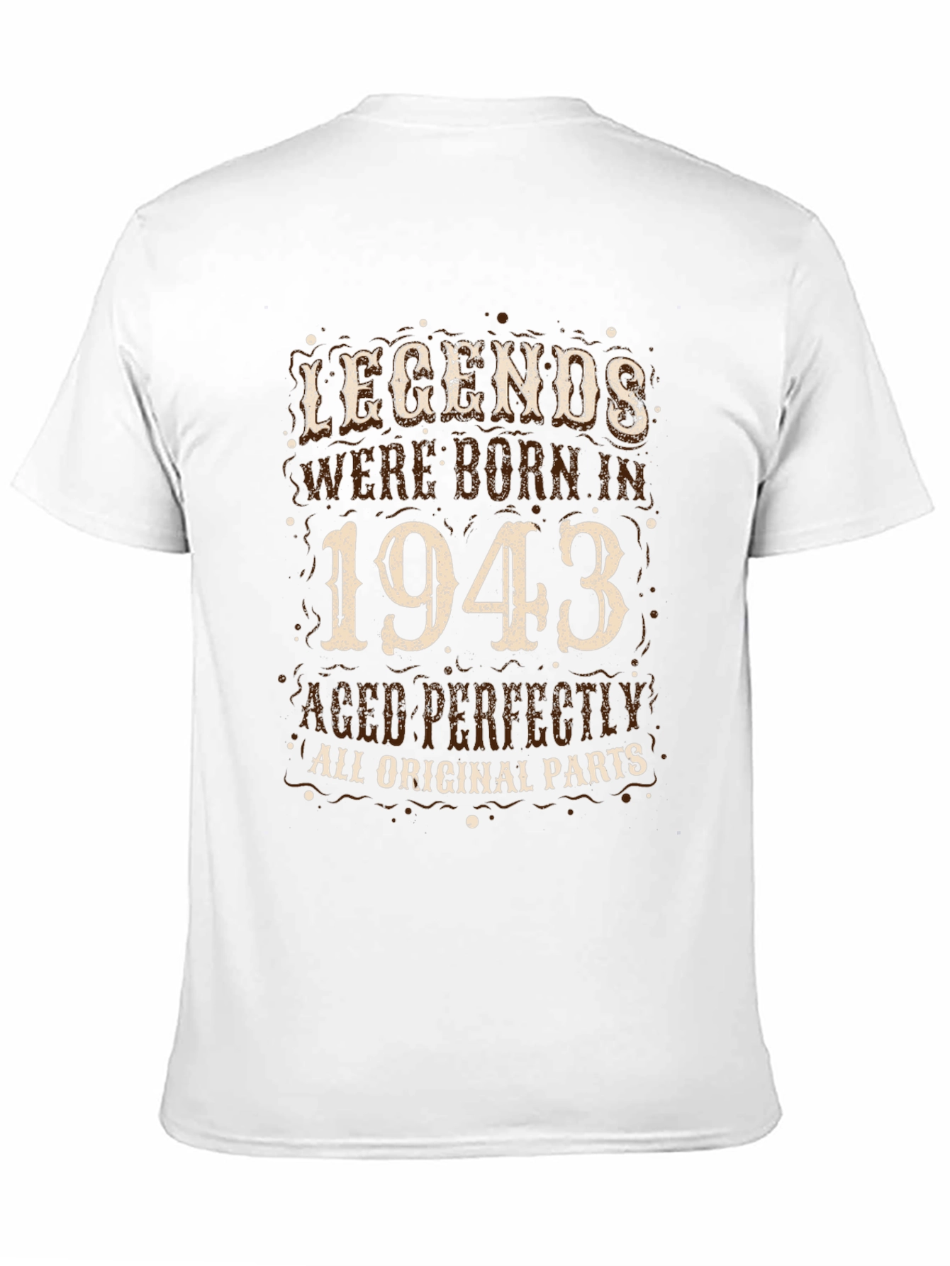 Camiseta Legends Born in 1943 - Edición Limitada