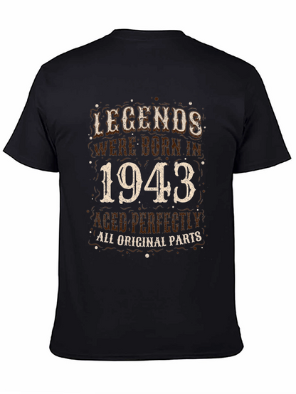 Camiseta Legends Born in 1943 - Edición Limitada