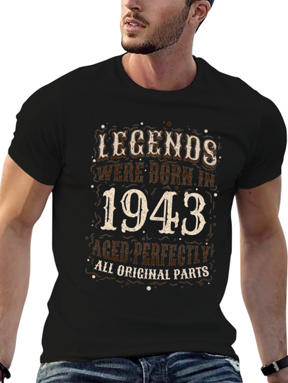 Camiseta Legends Born in 1943 - Edición Limitada
