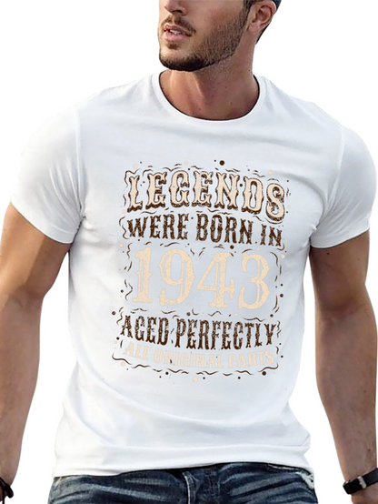 Camiseta Legends Born in 1943 - Edición Limitada