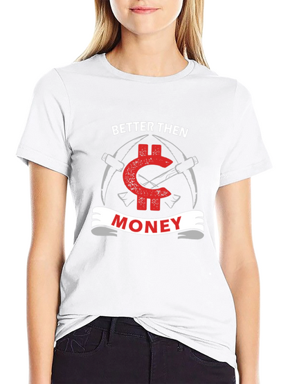 Camiseta Negra Better Than Money para Minería