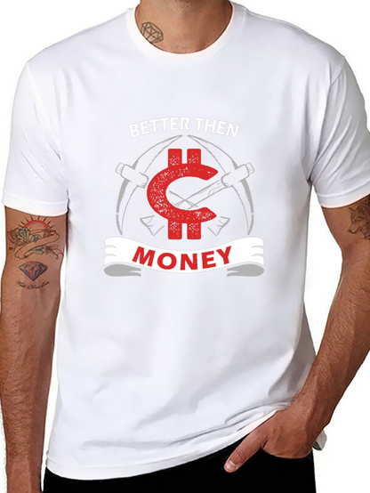 Camiseta Negra Better Than Money para Minería