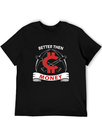 Camiseta Negra Better Than Money para Minería