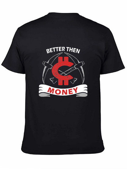 Camiseta Negra Better Than Money para Minería