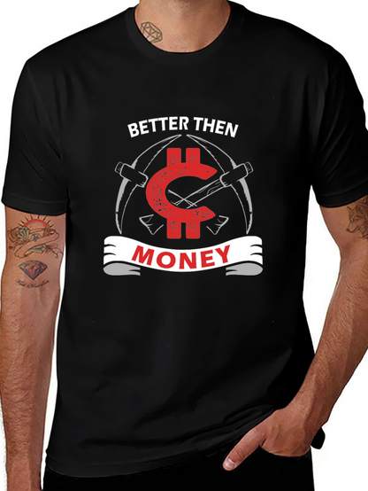 Camiseta Negra Better Than Money para Minería