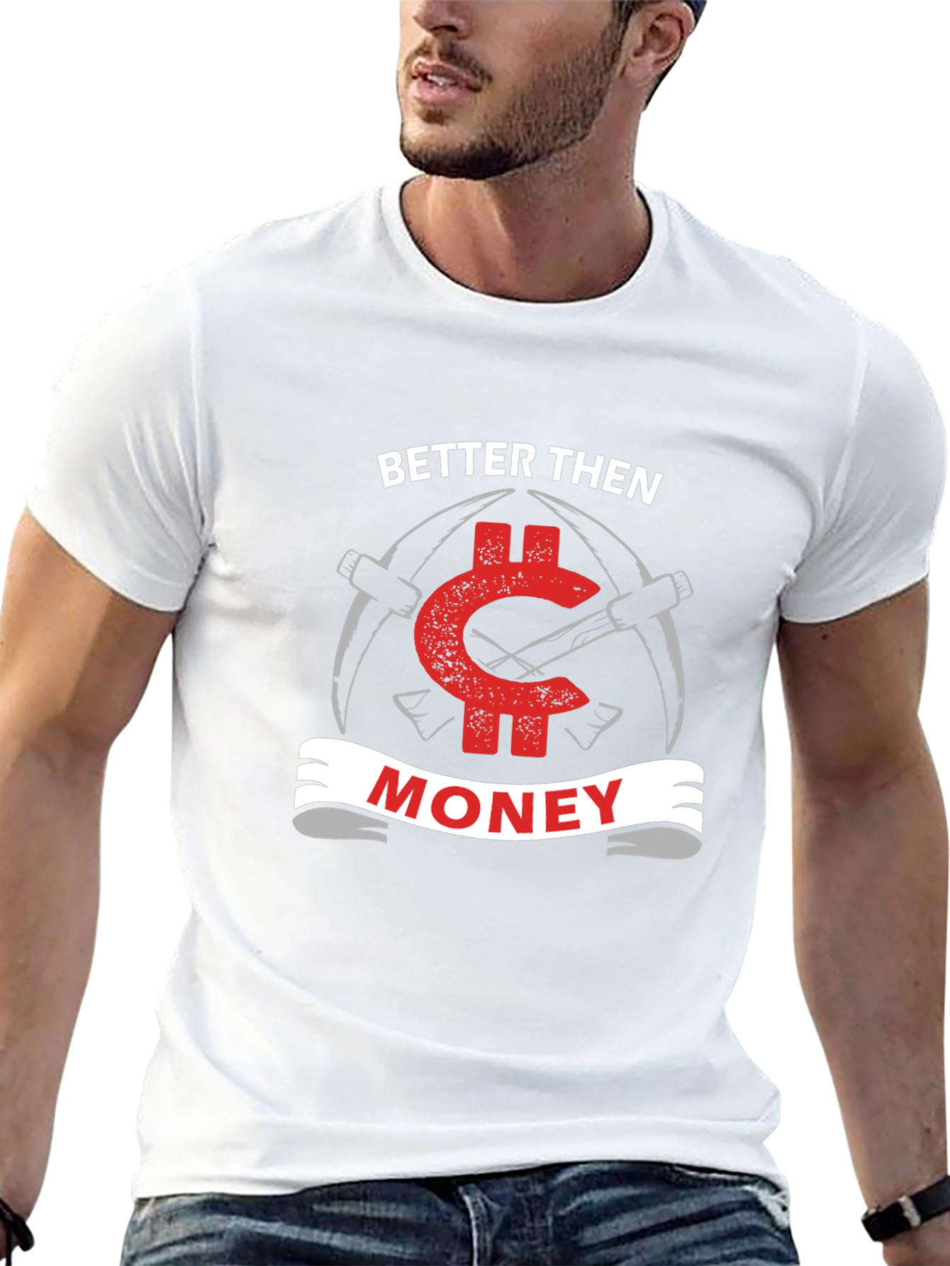 Camiseta Negra Better Than Money para Minería