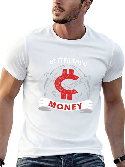 Camiseta Negra Better Than Money para Minería