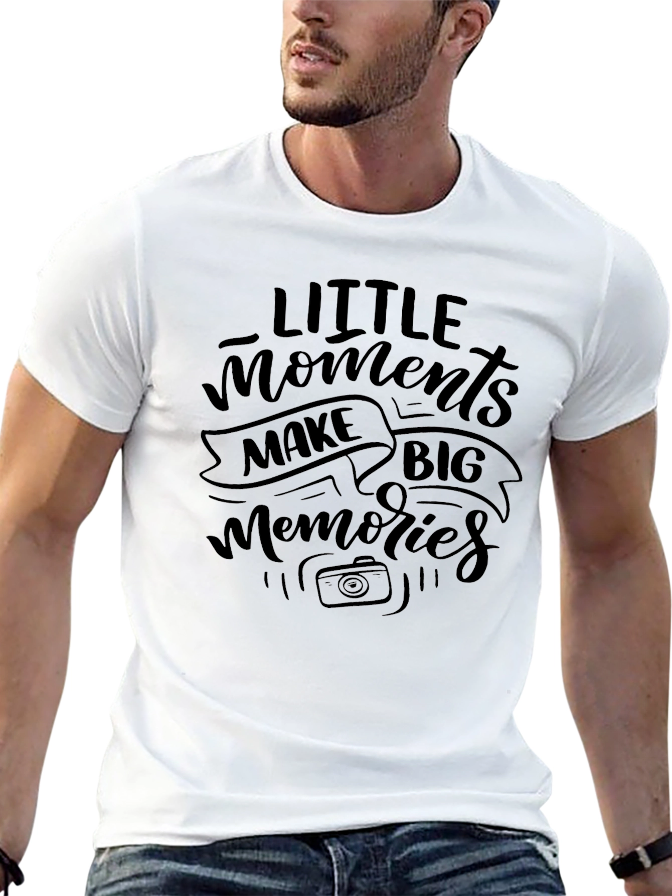 Camiseta Negra: Pequeños Momentos Grandes Recuerdos