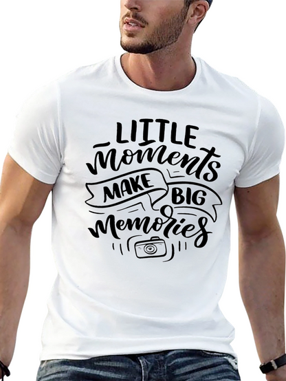 Camiseta Negra: Pequeños Momentos Grandes Recuerdos