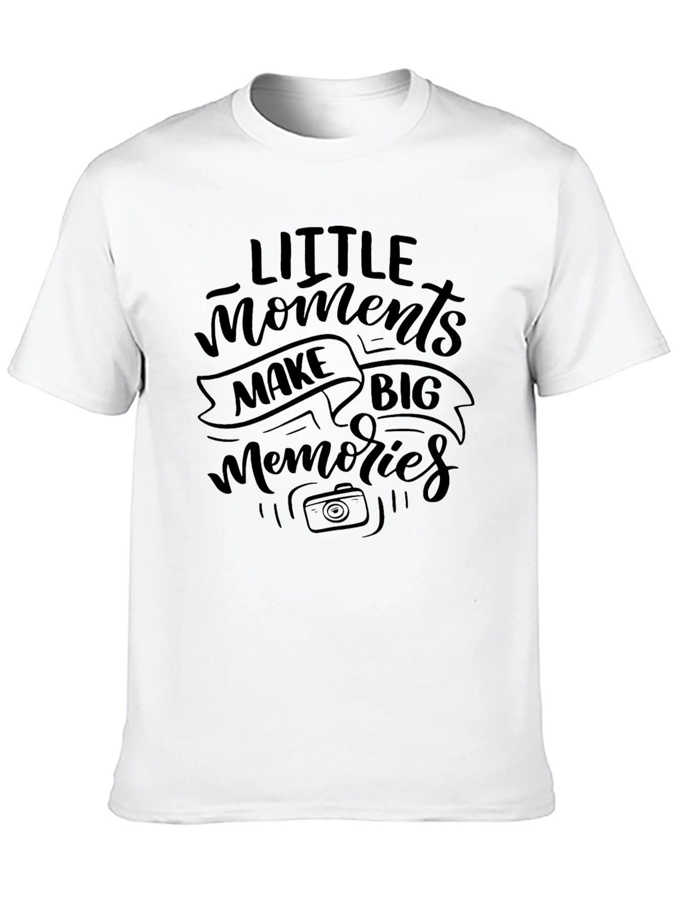 Camiseta Negra: Pequeños Momentos Grandes Recuerdos