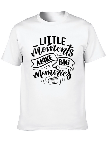 Camiseta Negra: Pequeños Momentos Grandes Recuerdos