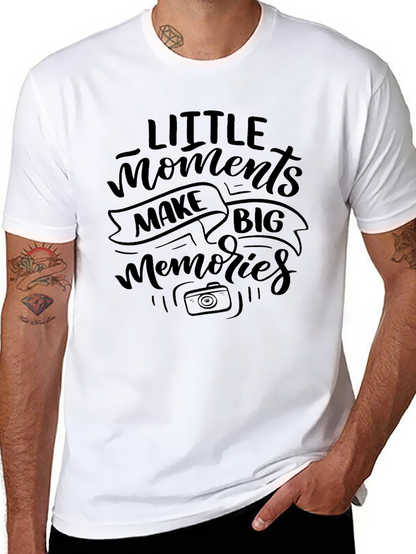 Camiseta Negra: Pequeños Momentos Grandes Recuerdos