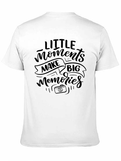 Camiseta Negra: Pequeños Momentos Grandes Recuerdos