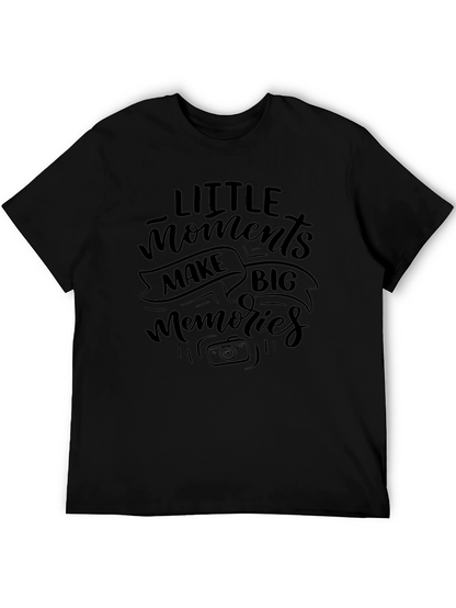 Camiseta Negra: Pequeños Momentos Grandes Recuerdos
