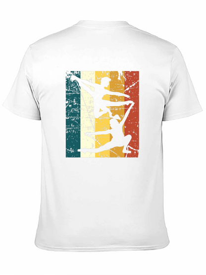 Camiseta Negra Retro de Gimnasia Acrobática