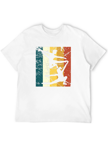 Camiseta Negra Retro de Gimnasia Acrobática