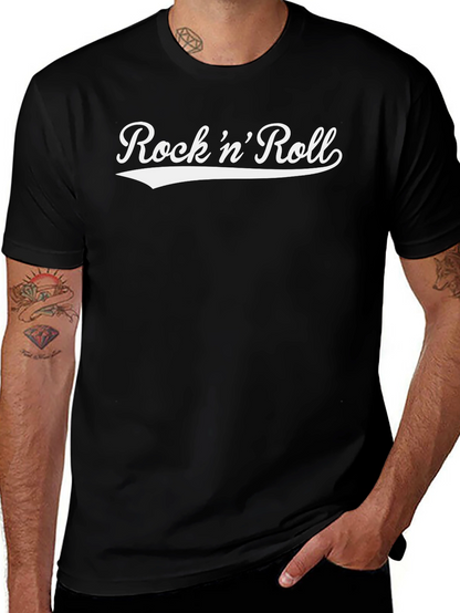Camiseta Rock n Roll Clásica para Hombre
