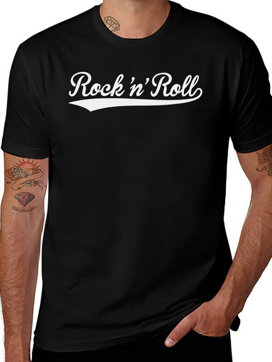 Camiseta Rock n Roll Clásica para Hombre