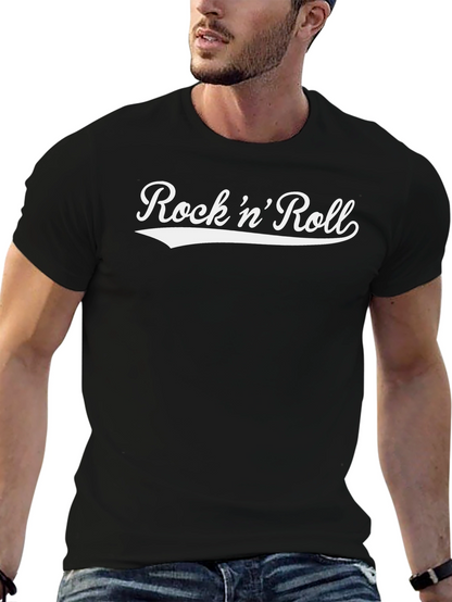 Camiseta Rock n Roll Clásica para Hombre