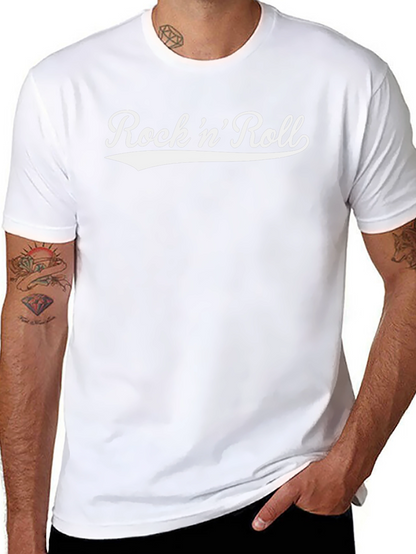 Camiseta Rock n Roll Clásica para Hombre