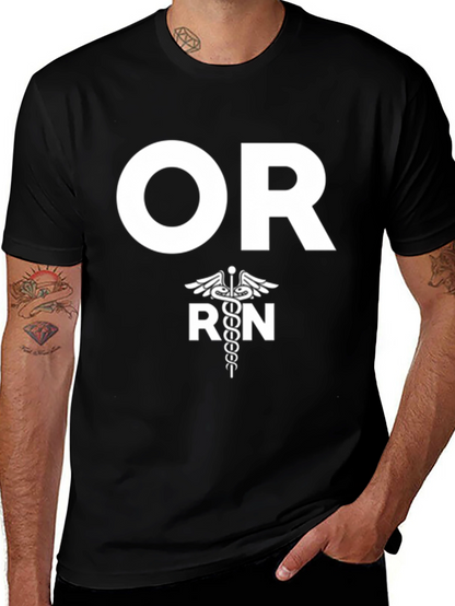 Camiseta Negra OR RN - Enfermera Quirúrgica