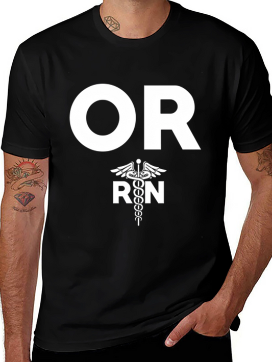 Camiseta Negra OR RN - Enfermera Quirúrgica