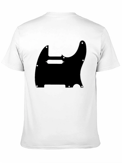 Camiseta Negra con Diseño de Guitarra Telecaster