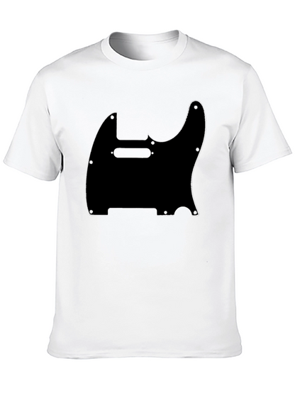 Camiseta Negra con Diseño de Guitarra Telecaster