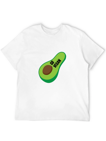 Camiseta Negra Vegana con Aguacate