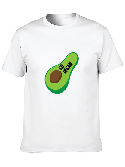 Camiseta Negra Vegana con Aguacate