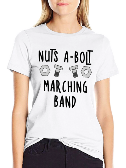 Camiseta Negra Nuts A-Bolt Marching Band