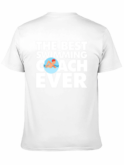 Camiseta Negra: El Mejor Entrenador de Natación