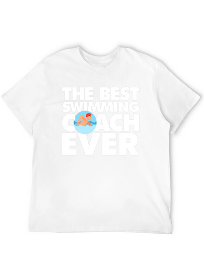 Camiseta Negra: El Mejor Entrenador de Natación
